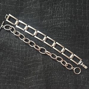 Silver Tone Bracelet Bundle